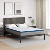 vidaXL Jastučići za madrace Bijela i Plava 160 x 200 cm | shoptok.hr