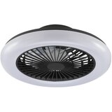 Brilliant LED prigušiva stropna svetiljka sa ventilatorom MONTERO LED/20W/230V crna + daljinski upravljač | Eponuda.com