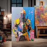  Slika GRAFFITI KNIGHT | Italijansko platno | Shoptok.si