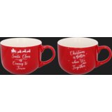 Molarem Home Porculanska šalica božićnog dizajna 490ml - Crvena | shoptok.hr