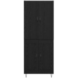  Highboard 2 kom. Crni hrast 69,5 x 34 x 180 cm | shoptok.hr