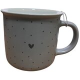 CUTE&COOL HOME keramička šolja siva srce 390ml Cijene