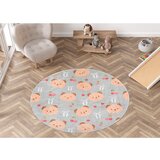 Vitaus Sivi/smeđi periv dječji tepih ø120 cm Cute Teddies – | shoptok.hr