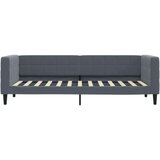 vidaXL Dnevna postelja z vzmetnico temno siva 80x200 cm žamet | Shoptok.si