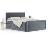 Maison de Rêve Tamno sivi boxspring krevet s prostorom za odlaganje 200x200 cm Lavenda – | shoptok.hr