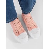 Shelvt Classic platform sneakers light pink | Shoptok.si