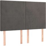  Box spring posteljni z vzmetnico temno siv 140x190 cm žamet, (20791025) | Shoptok.si