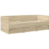 vidaXL Dnevni krevet s ladicama boja hrasta sonome 90 x 200 cm drveni | shoptok.hr