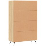  Visoka komoda boja hrasta 69,5 x 31 x 115 cm konstruirano drvo | shoptok.hr