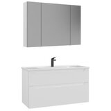 Hanah home Kupatilski ormarić sa umivaonikom i ogledalom (2 komada) Messina 100 v2 387 | Eponuda.com