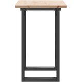  Blagovaonski stol O-oblika 80x50x75,5 cm od borovine i čelik | shoptok.hr