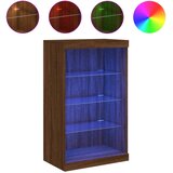 Komoda s LED svjetlima boja smeđeg hrasta 60,5x37x100 cm | Eponuda.com
