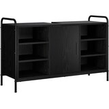  Set ormarića za kupaonicu 3 kom. Crni hrast 40 x 36 x 181 cm - Crni hrast Ormar ispod sudopera (1 vrata i 2 police) + viseći orm | shoptok.hr