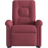  Električni masažni naslonjač na podizanje od tkanine boja vina | shoptok.hr