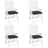 vidaXL Blazine za palete 4 kosi črne 50x50x7 cm oxford tkanina | Shoptok.si