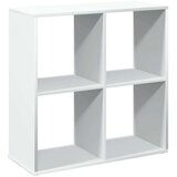 vidaXL Sobna pregrada / regal za knjige bijeli 69,5x29x69,5 cm drveni | shoptok.hr