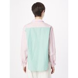 Naf Naf Bluza 'HABASTRY' ecru / zelena / svetlo roza | Shoptok.si