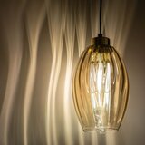  Luster na sajli SEBO 1xE27/15W/230V crna/dimljeno bež | Eponuda.com