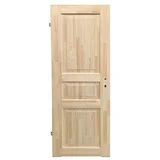 Eurolam Drvena sobna vrata P1 (850 x 2.000 mm, Smjer otvaranja: Lijevo, Smeđa, Središnji položaj: Masivno)