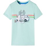  Dječja majica svijetla boja mente 116 | shoptok.hr