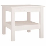  Klub stolić bijeli 45x45x40 cm masivno drvo bor | shoptok.hr