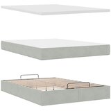  Otomanski krevet s madracem i LED 140x200 cm baršunasti | shoptok.hr