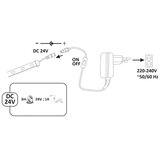  LED traka za spoljašnju upotrebu 3m LED/23W/24V/230V 4000K IP65 | Eponuda.com