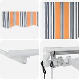  Električna retraktabilna tenda Narančasta, Siva, Plava, Bijela | shoptok.hr