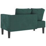  Počivaljka s jastucima tamnozelena baršunasta | shoptok.hr