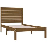  Za krevet od masivnog drva smeđa boja meda 100 x 200 cm | shoptok.hr