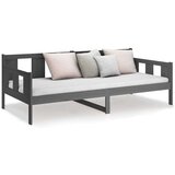 Dnevna postelja siva trdna borovina 80x200 cm, (20646784) | Shoptok.si