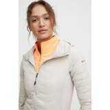 Columbia Sportska jakna Powder Pass boja: bež, za prijelazno razdoblje | shoptok.hr