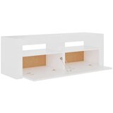 TV ormarić s LED svjetlima bijeli 120 x 35 x 40 cm | shoptok.hr
