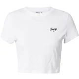 Tommy Jeans Majica nočno modra / rdeča / bela