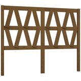  Posteljno vzglavje medeno rjavo 146x4x100 cm trdna borovina, (20648271) | Shoptok.si