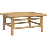  3-dijelna vrtna garnitura od bambusa sa svjetlosivim jastucima | shoptok.hr