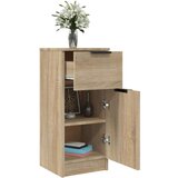  Komode 2 kosa sonoma hrast 30x30x70 cm konstruiran les, (21073344) | Shoptok.si