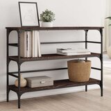  Konzolni stol boja smeđeg hrasta 100x32x75 cm konstruirano drvo Cijene