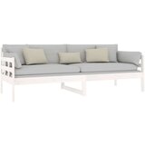  Dnevni ležaj bijeli 80 x 200 cm od masivne borovine | shoptok.hr
