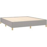  Posteljni okvir svetlo siv 160x200 cm blago, (20724787) | Shoptok.si