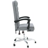  Uredski naslonjač od tkanine svjetlosivi | shoptok.hr