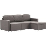 vidaXL Trosed modularni kavč z ležiščem taupe iz blaga, (20925479) | Shoptok.si