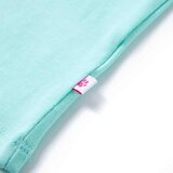  Dječja majica svijetla boja mente 140 | shoptok.hr