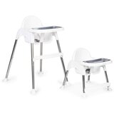 ECO TOYS hranilica za bebe 2U1 sa postoljem i pojasevima white ecotoys | ePonuda.com