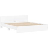  Okvir kreveta s uzglavljem bijeli 200 x 200 cm | shoptok.hr