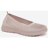 Boto Ladies Mesh Ballerinas In Sporty Style Beige Virella | Shoptok.si