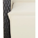  9-dijelni vrtni bistro set od poliratana s jastucima crni | Eponuda.com