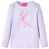  Dječja majica dugih rukava svjetloljubičasta 104 | shoptok.hr