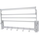Tendance Polica sa kukicama i držač peškira 3m metal hrom | Eponuda.com