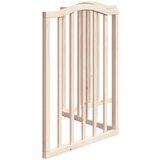 vidaXL Vrata za pse zložljiva 3 paneli 150 cm topolovina | Shoptok.si